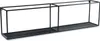 HowHomely Wandregal Metall Schwarz 120 cm - Hängeregal Produktbild-Vorschau 1
