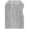 vidaXL Armoire TV murale avec lampes LED Gris Sonoma Voir les images du produit 11