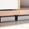 vidaXL Parete TV con luci LED rovere Sonoma e bianco Anteprima dell’immagine prodotto 5