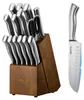 VEVOR Küchenmesser Set mit Block und Schleifer, 15-teiliges Produktbild-Vorschau 1