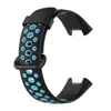 Strap-it Redmi Watch 2 (Lite) Sportarmband (Schwarz/Blau) Produktbild-Vorschau 4