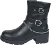 Rock Rebel by EMP Damen schwarze Boots mit Reißverschluss Produktbild-Vorschau 4