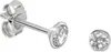 Solitär Ohrstecker Silber 925 Ohrringe mit Zirkonia 2 mm Produktbild-Vorschau 1