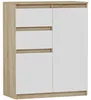 Komoda 98 cm 2 dveře 2 zásuvky skříňka FRAMIRE S-2 mix Náhled obrázku produktu 1