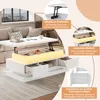 Table basse relevable Merax avec 2 tiroirs, table d'appoint Voir les images du produit 7