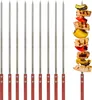 Spiedini per barbecue in acciaio inox BBQ-Toro con manico Anteprima dell’immagine prodotto 1