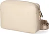 A cream-colored handbag is shown from a side angle against a white background. Anteprima dell’immagine prodotto
