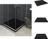 vidaXL Duschtasse ABS Quadratisch Schwarz 90x90 cm -  Produktbild-Vorschau 1