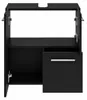 Badplaats Waschbeckenunterschrank Mars 60 x 30 cm Schwarz Produktbild-Vorschau 2