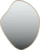 A golden-framed mirror with an irregular shape. Náhled obrázku produktu