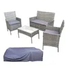 SVITA BROOKLYN Set Gartenlounge 4-teilig mit Abdeckhaube Produktbild-Vorschau 1