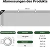 Nepromokavá plachta Wiltec zelenošedá, nepromokavá plachta Náhled obrázku produktu 3