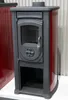 EEK A+ Kaminofen Okta rot mit Herdplatte - 3,9kW Produktbild-Vorschau 7
