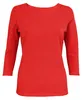 Alkato Damen Shirt 3/4 Arm mit Rundhals, Farbe: Rot, Größe: Produktbild-Vorschau 4