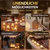 Monzana Candele LED 10 pz senza fiamma telecomando 37mm Anteprima dell’immagine prodotto 7