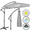 Two patio umbrellas are shown, one open and one closed, with weather icons on the right. Náhľad obrázku produktu