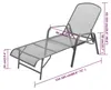 vidaXL Bain de soleil acier anthracite Voir les images du produit 9