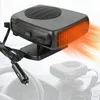 A black car heater with an orange glow emanating from its vents, shown on a stand with a car dashboard blurred in the background. Náhľad obrázku produktu