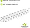 A diagram showing the dimensions of a single wooden building block. Produktbild-Vorschau