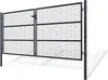 Doppelflügeliges Zauntor 3m OLGA H.150cm grau Produktbild-Vorschau 2