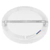 The underside of a white, round LED ceiling light fixture. Náhľad obrázku produktu
