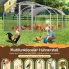 Izrielar výběh 3x6x2m s obloukovou střechou - kovový kurník Náhled obrázku produktu 4