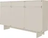 Selsey WUWU - Sideboard 3-türig mit 3 Schubladen Greige 150 Produktbild-Vorschau 1