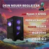 HYPER BYTE Essential - Gaming PC / Computer - AMD Ryzen 3 Produktbild-Vorschau 2