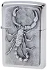 Encendedor Zippo Sturm, diseño Escorpio, acabado cromado Vista previa de la imagen del producto 3