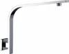 A chrome shower arm mounted on a white background. Produktbild-Vorschau