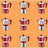 CUCINA ESPRESSO Alluminio per 6 tazze Espresso Maker Anteprima dell’immagine prodotto 2