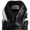 Close-up view of the back of a black hockey skate. Podgląd zdjęcia produktu