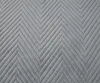 Graue Samt-Tagesdecke ARROW VELVET Größe: 200 x 220 cm Produktbild-Vorschau 5