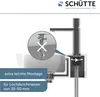 SCHÜTTE Waschtischarmatur NEW YORK, Wasserhahn Bad mit Pop Produktbild-Vorschau 6