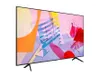A side view of a Samsung QLED Smart TV on a white background. Produktbild-Vorschau