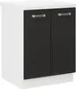 Küchen Unterschrank 60 cm für das Modell „Omega 240 Schwarz Produktbild-Vorschau 1
