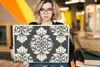 MuchoWow® Laptop Aufkleber Sticker Cover Muster - Kariert - Produktbild-Vorschau 5