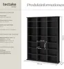 tectake® CD DVD Regal Stevie 105,5 x 19 x 136,5 cm Produktbild-Vorschau 6