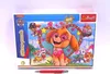 A Paw Patrol glitter puzzle box featuring Skye and other pups on a beach with hearts and stars. Produktbild-Vorschau