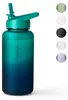 Trinkflasche 1L Sport Flasche Wasserflasche BPA frei grün Produktbild-Vorschau 1