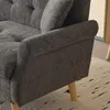 Merax 2-Sitzer Doppelsofa mit dicken Kissen, Holzbeinen und Produktbild-Vorschau 19