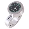 1pc moto d'argent étanche guidon Glow Mount montre Voir les images du produit 3