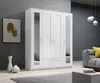 Kleiderschrank >Lepini< in Weiß, Dekorfolie - Produktbild-Vorschau 4