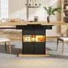 Jídelní stůl MODFU s výsuvnou deskou, 110-140 cm, kuchyňský Náhled obrázku produktu 3