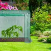 Relaxdays Tomatengewächshaus, rundes Dach, mit Tür, Produktbild-Vorschau 3