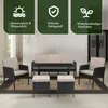 FCH Gartenmöbel-Set,Polyrattan Lounge Set,Gartenlounge-Set Produktbild-Vorschau 5