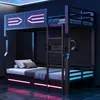 Palandová postel Flieks 90 x 200 cm s LED osvětlením, Náhled obrázku produktu 1