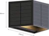 Calex Caserta Solar Wandleuchte, warmweißes Up & Down Produktbild-Vorschau 6