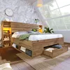 Sweiko Doppelbett Massivholzbett 160×200, Stauraumbett Produktbild-Vorschau 19