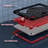 An exploded view of a protective case for an iPad, showing its different layers and materials. Produktbild-Vorschau